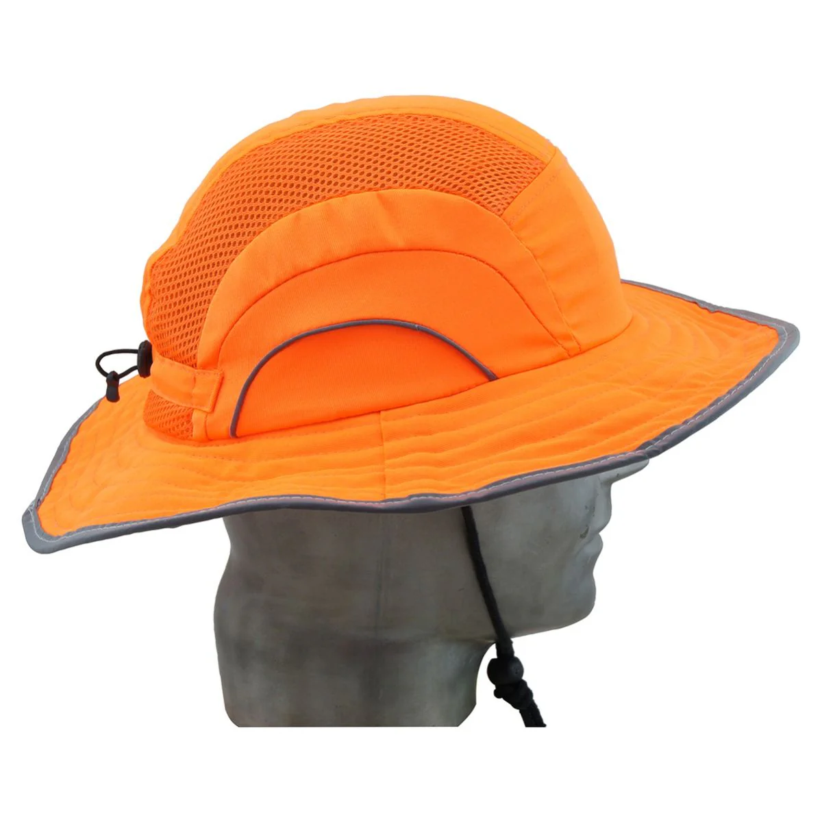 Wide Brim Bump Hat - Orange