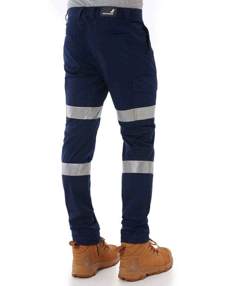 Stretch Bio Motion Taped Cuffed Cargo Pant - Navy