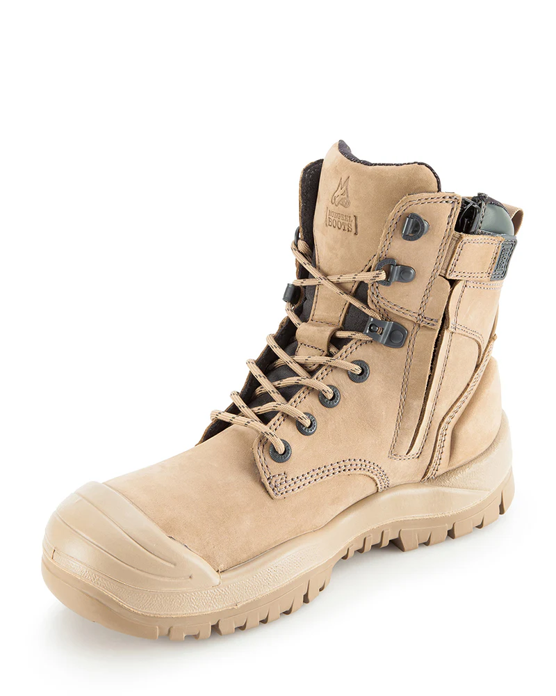 561 High Leg Zipsider boot with scuff cap - Stone