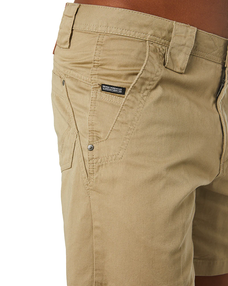 Tradies Short Short - Khaki