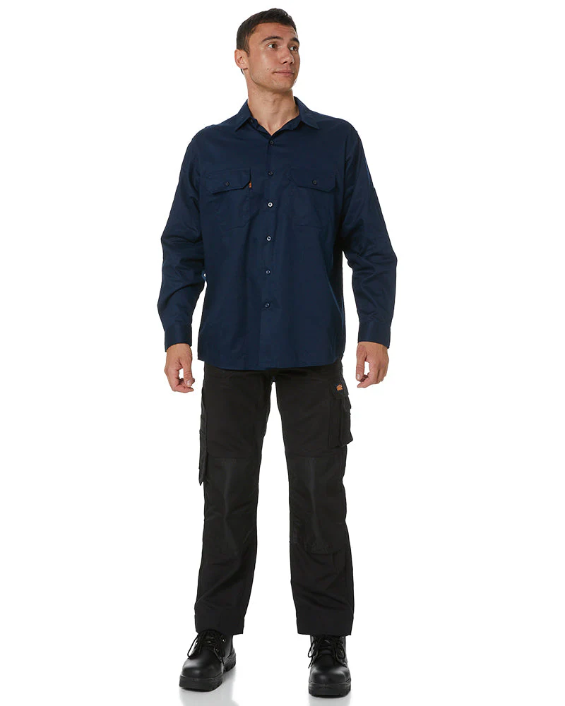 Cool-Breeze Work Shirt Long Sleeve - Navy