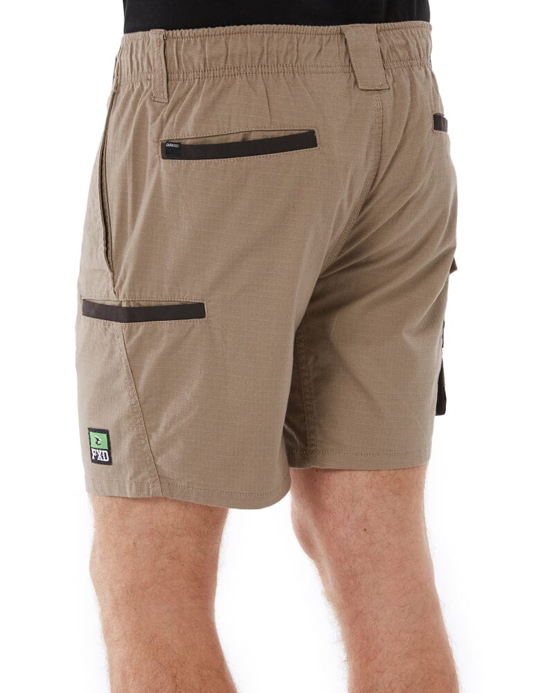 WS-7 Elastic Waist Stretch Utility Short - Khaki