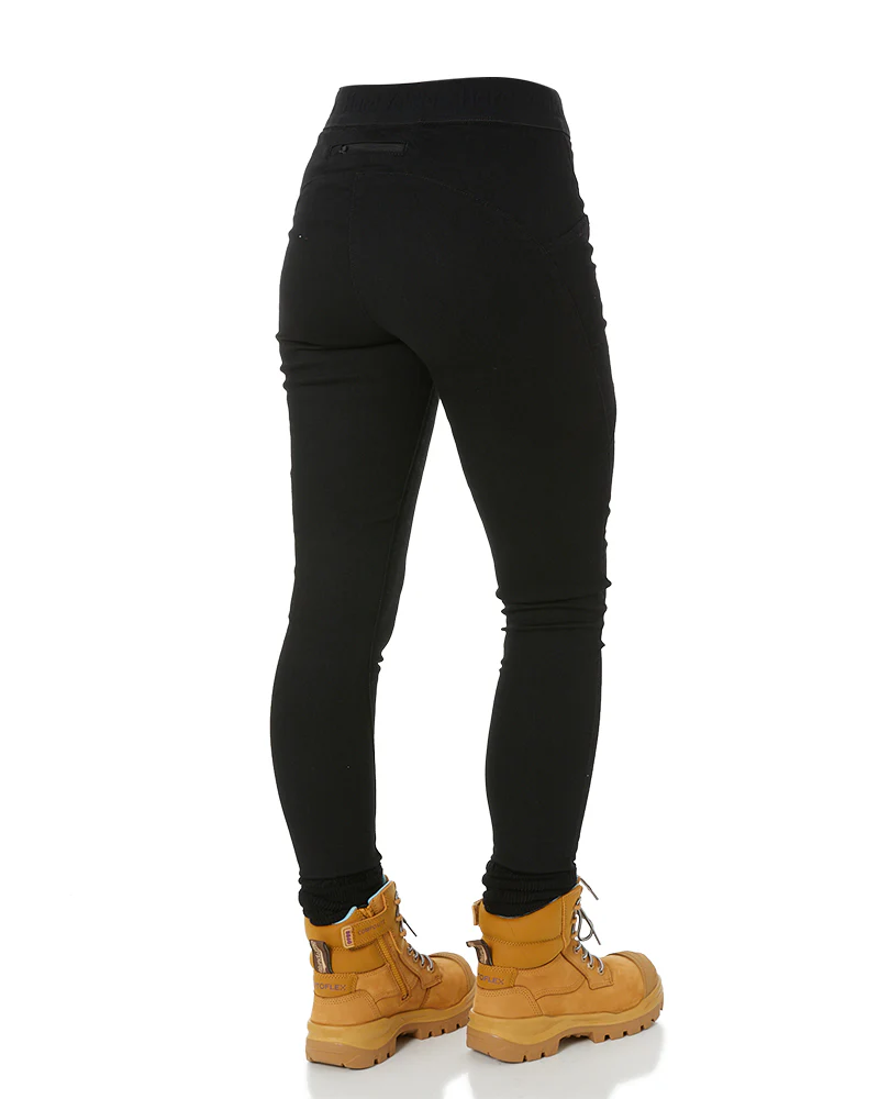 Womens Gladiator Jeggings - Black