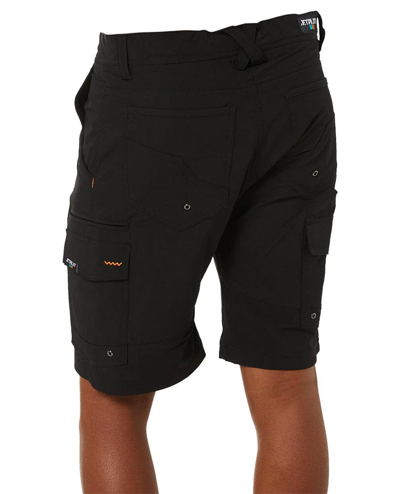 Tradies Jet-Lite Utility Short Value Pack - Black
