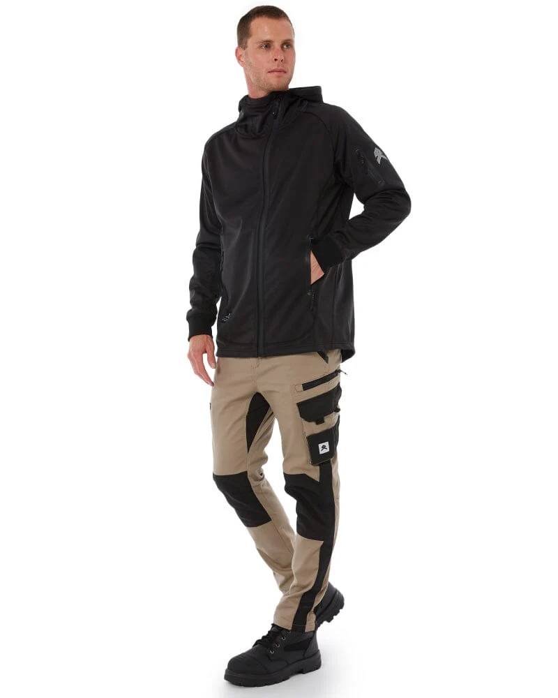 Tech Stretch Soft Shell Jacket - Black