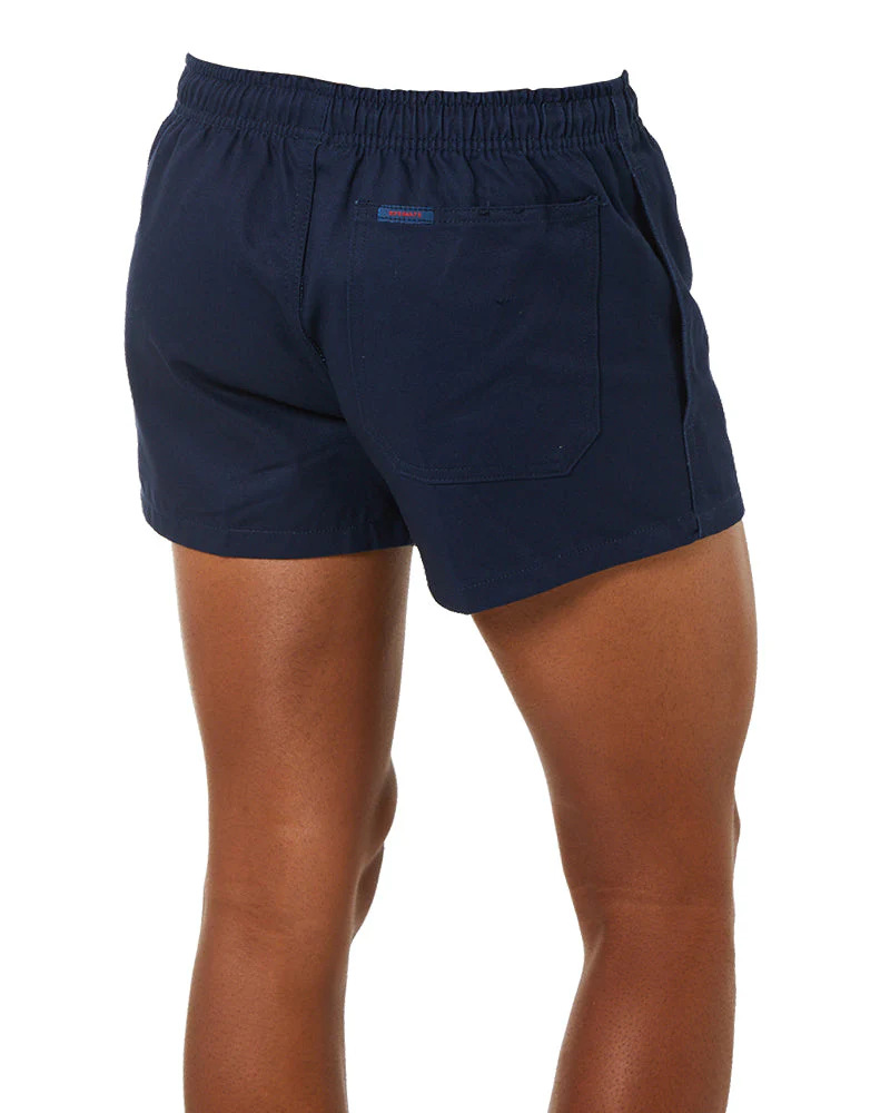 Elastic Waist Shorts - Navy