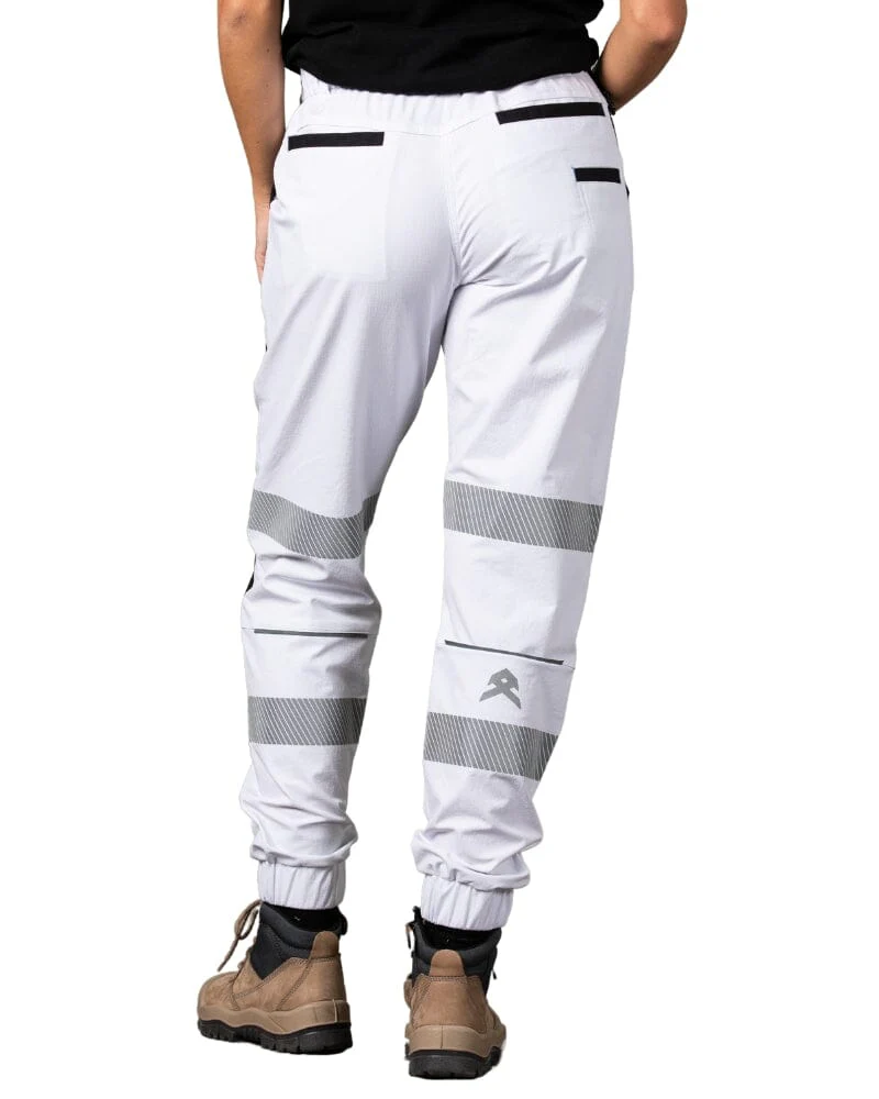Womens Taped Triumph Pant - White