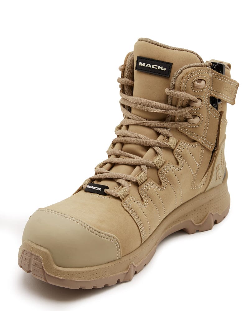Octane 2.0 Zip Side Safety Boot - Sand