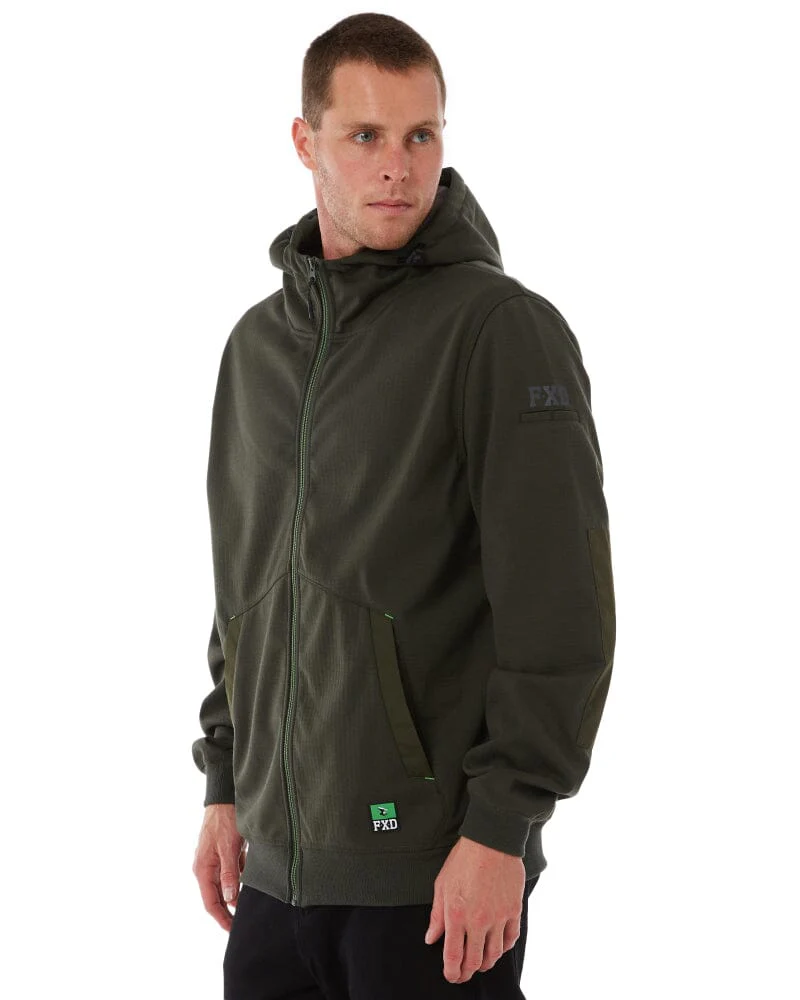 WF-3 Zip Thru Hoodie - Green