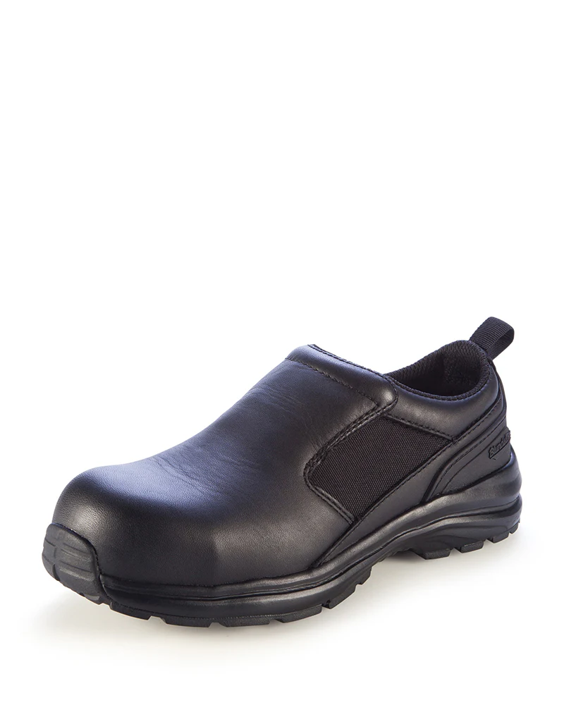886 Womens Slip On Safety Shoe - Black