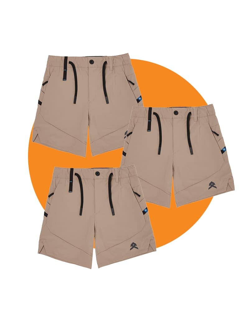 Tradies Agility Short Value Pack - Khaki