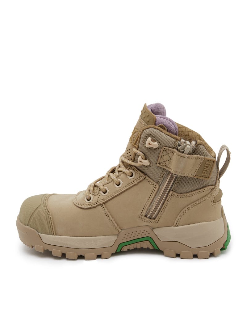 Womens WB-2W Nitrolite Mid Cut Work Boot - Clay/Mauve