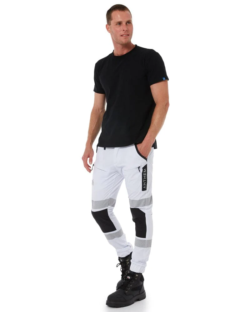 Taped Triumph Pant - White
