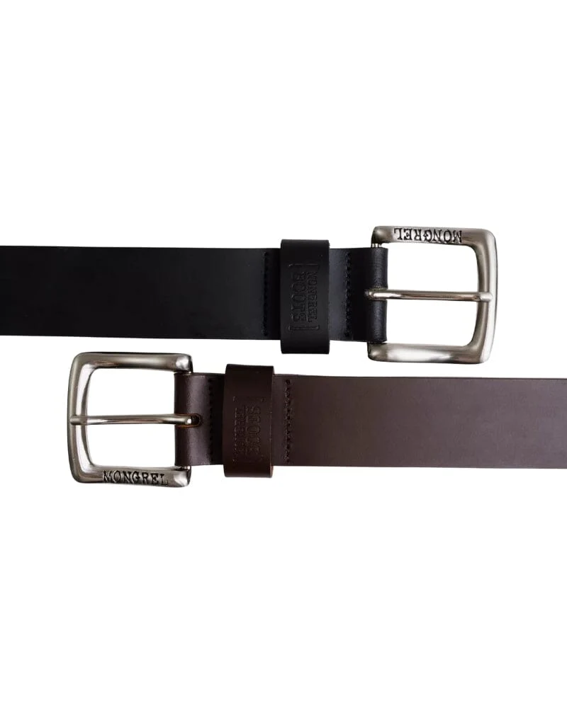 Mongrel Leather Belt - Brown