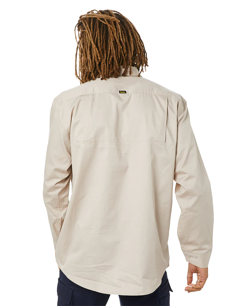 Cool Lightweight Drill Shirt LS - Sand