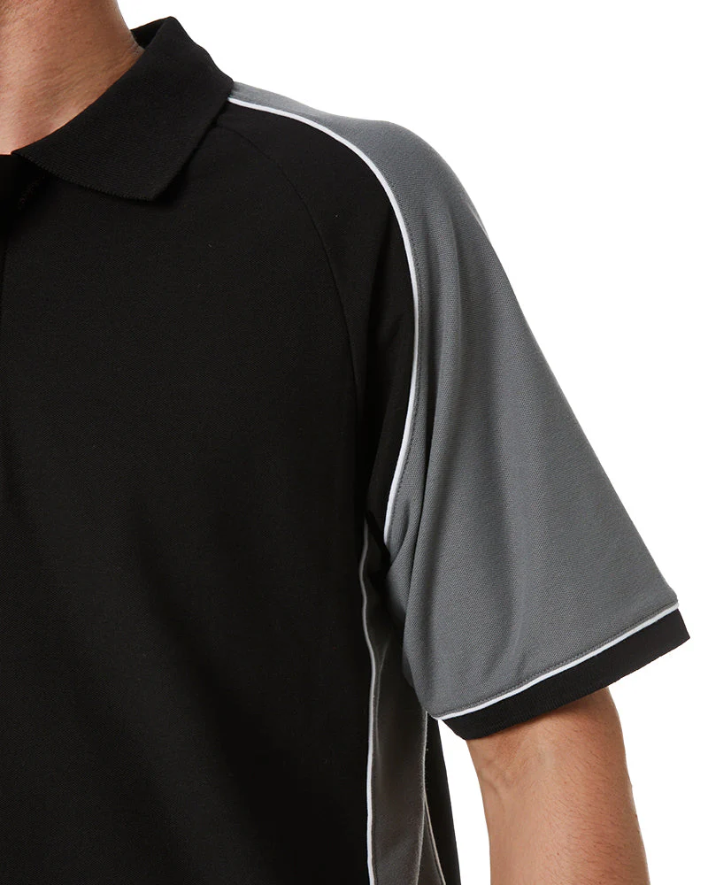 Nitro Polo - Black/Grey/White