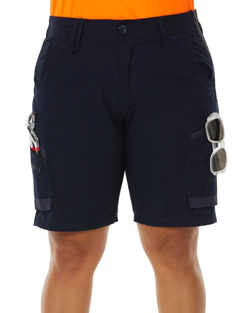 WS-5W Womens Stretch Ripstop Work Short - Navy