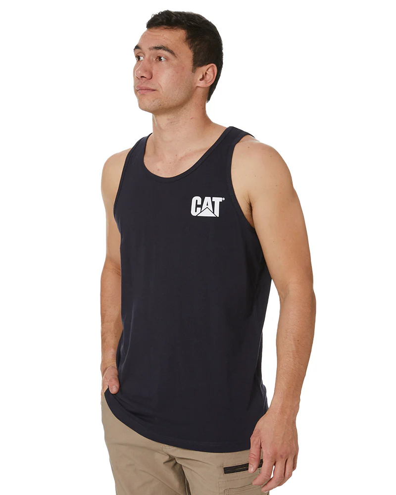 Trademark Singlet - Navy