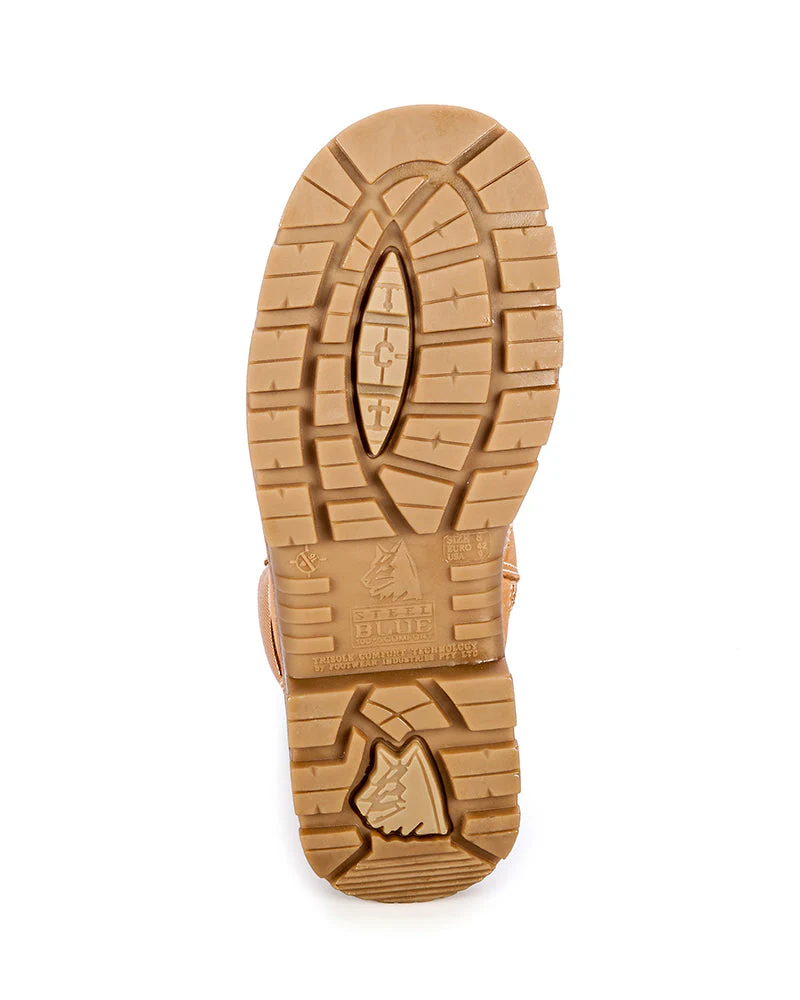 Southern Cross Zip Side Safety Boot - Wheat