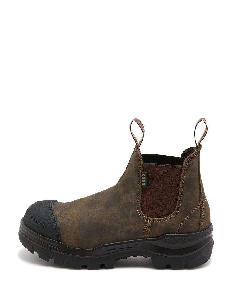 RotoFlex 8002 Elastic Side Safety Boot - Rustic Brown