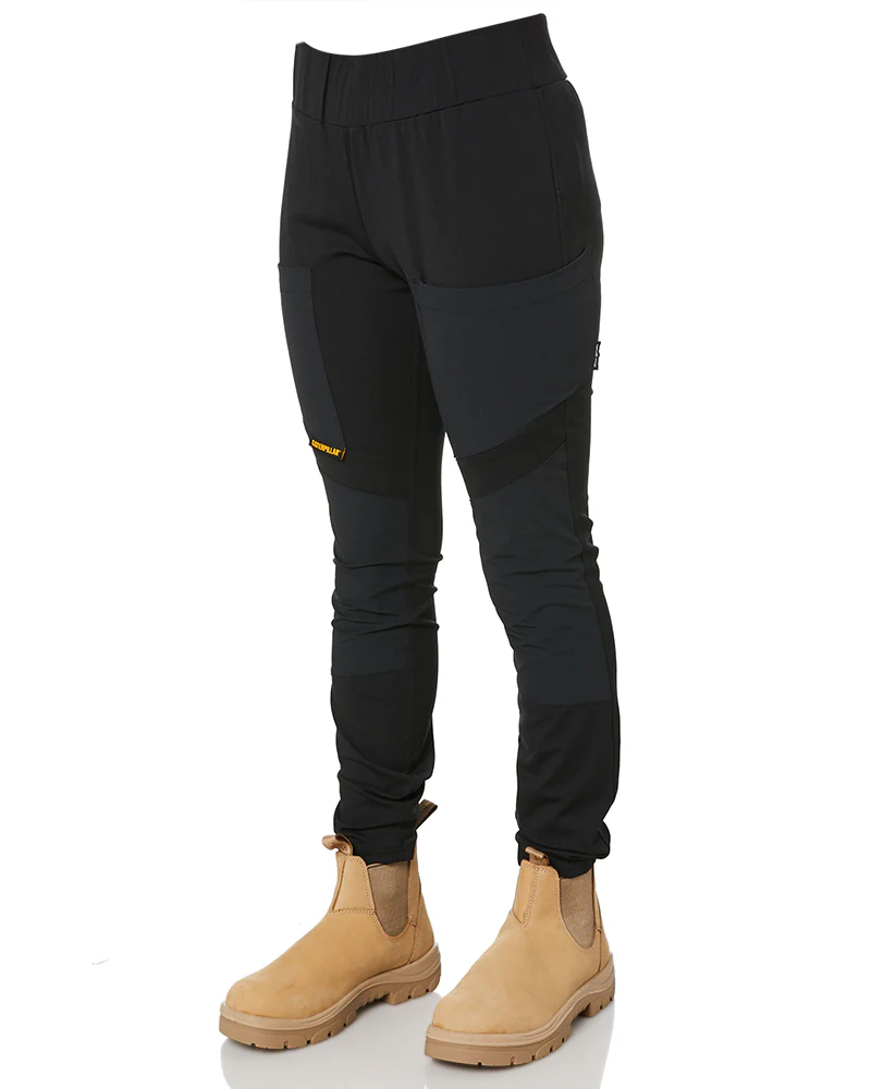 Womens Work Stretch Leggings - Black