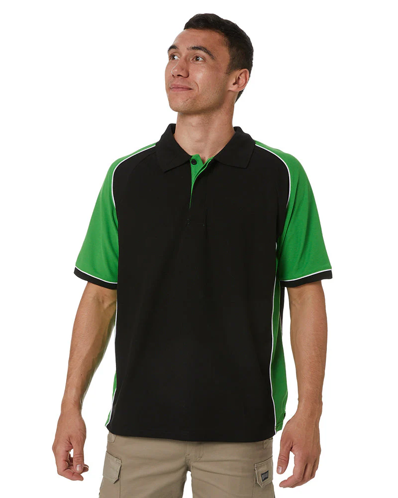 Nitro Polo - Black/Green/White