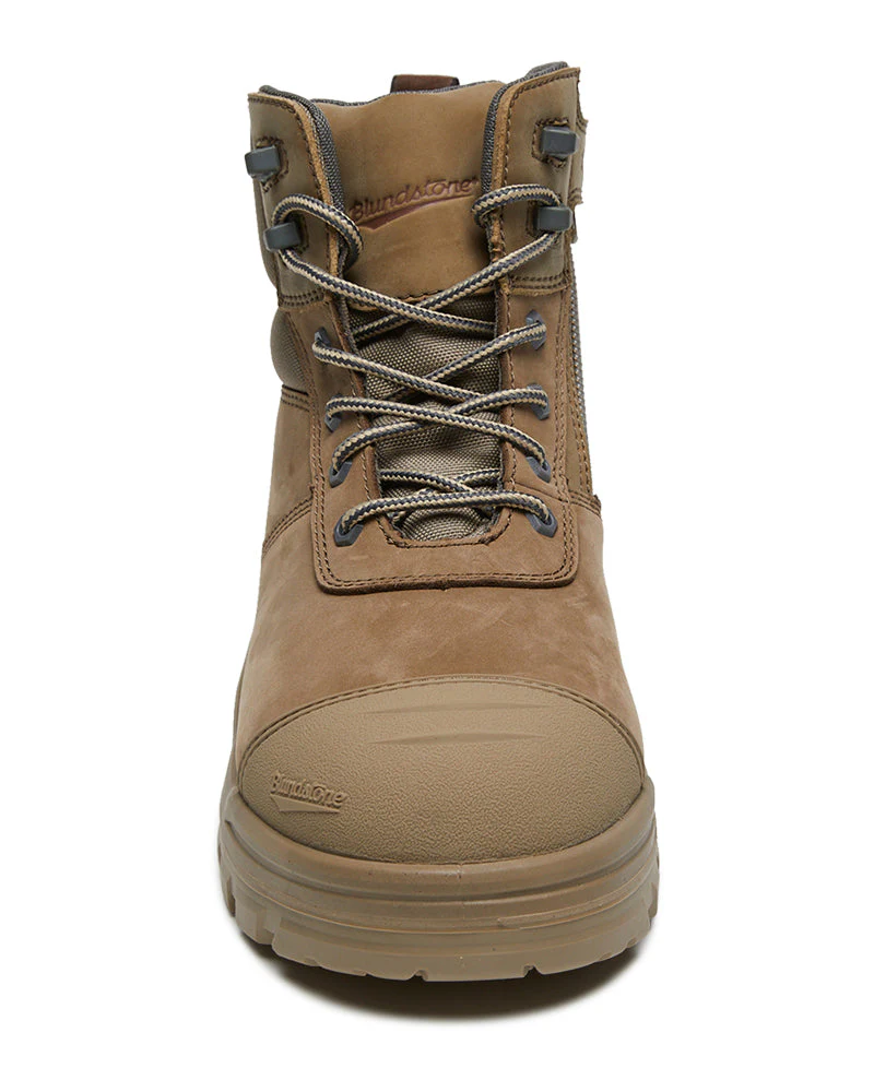 RotoFlex 8553 Mid Zip Side Safety Boot - Stone