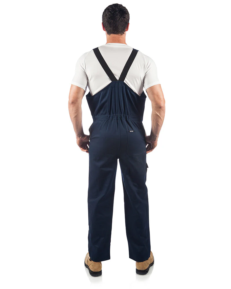 Cotton Drill Action Back Overall - Navy
