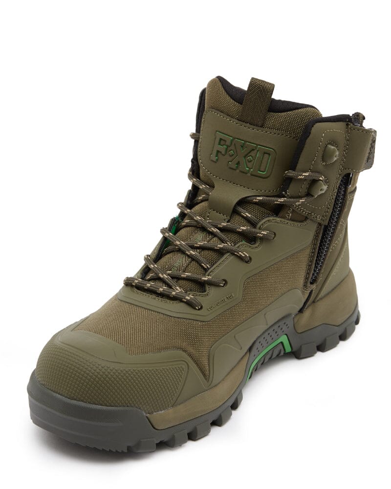 WB-6 Mid Cut Safety Boot - Military Green