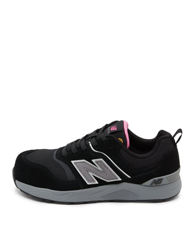 Womens Elite Lite Safety Shoe - Black/Rose