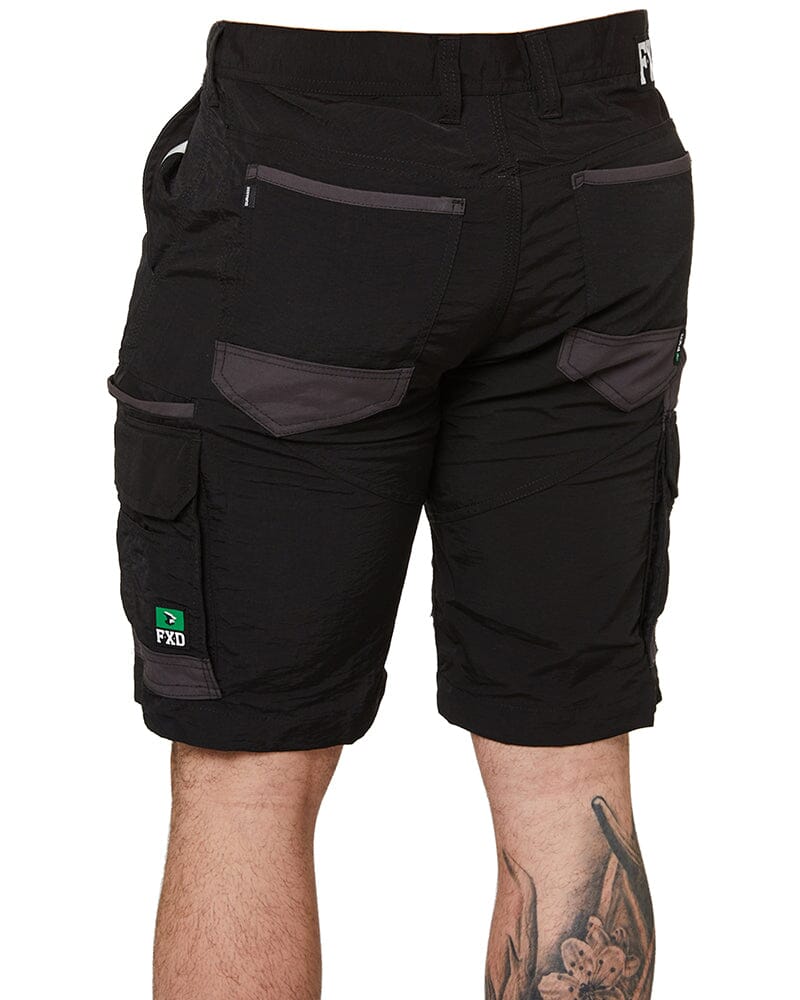 Tradies LS-1 Lightweight Cargo Work Short 2 Value Pack - Black/Black