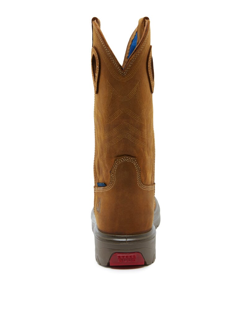 Blue Heeler Square Soft Toe - Distressed Brown