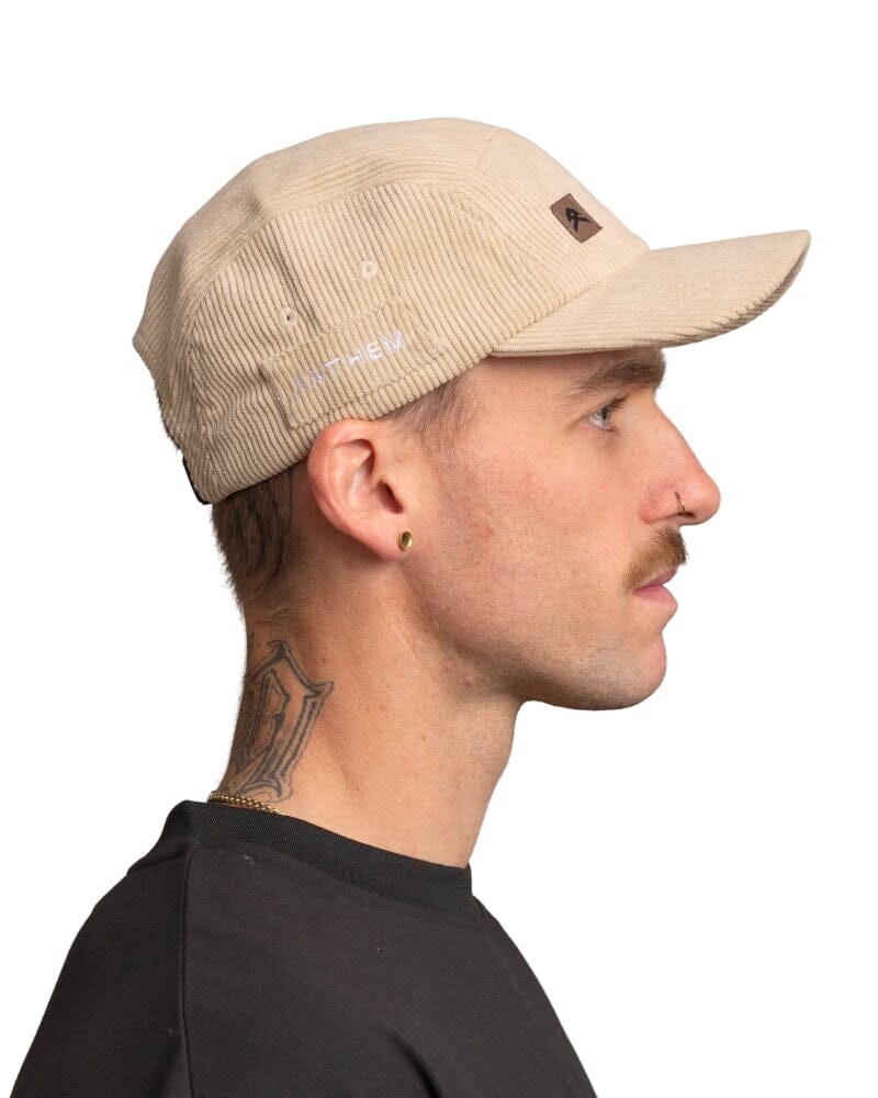 Cordory 5 Panel Hat - Khaki