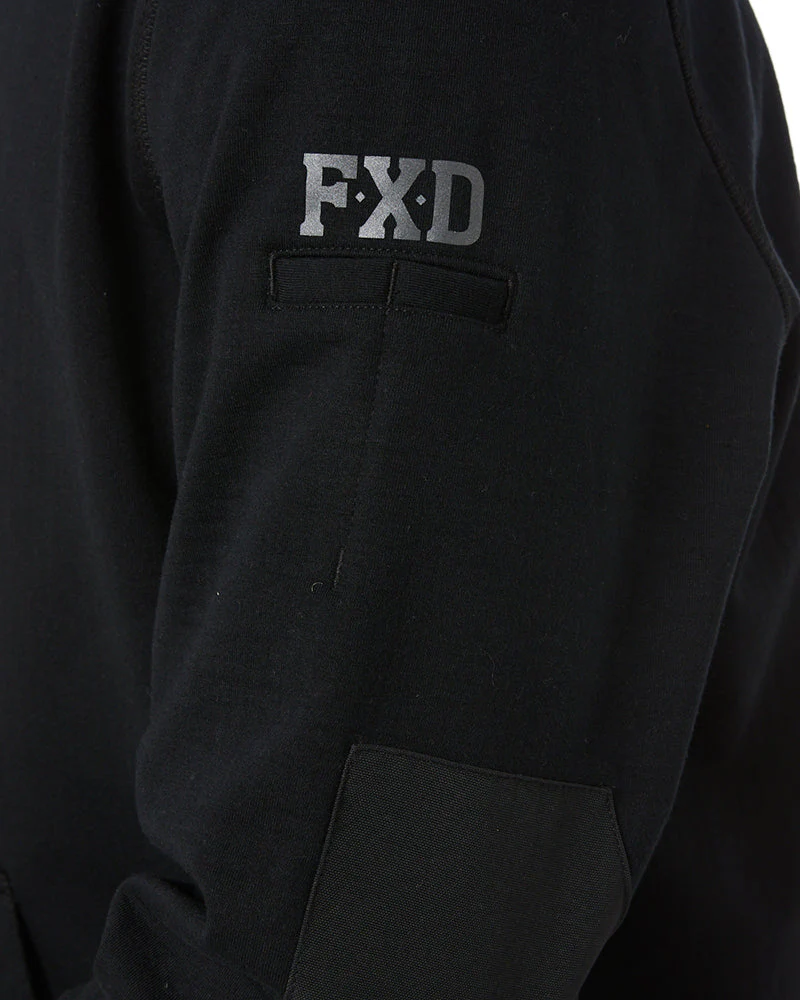 WF-1 Work Fleece Hoodie - Black