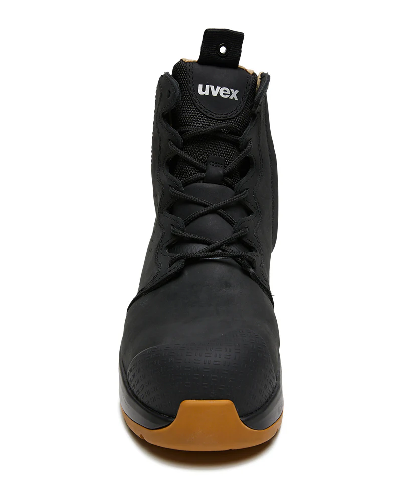3 x-flow zip side safety boot - Black/Tan
