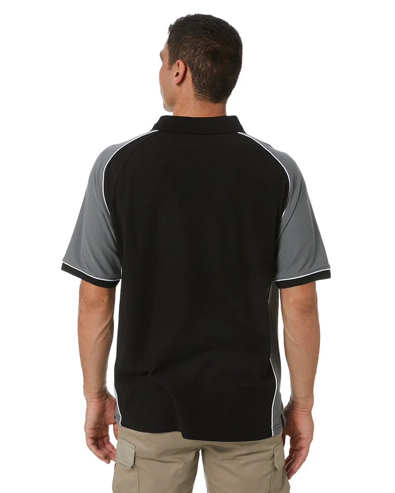 Nitro Polo - Black/Grey/White