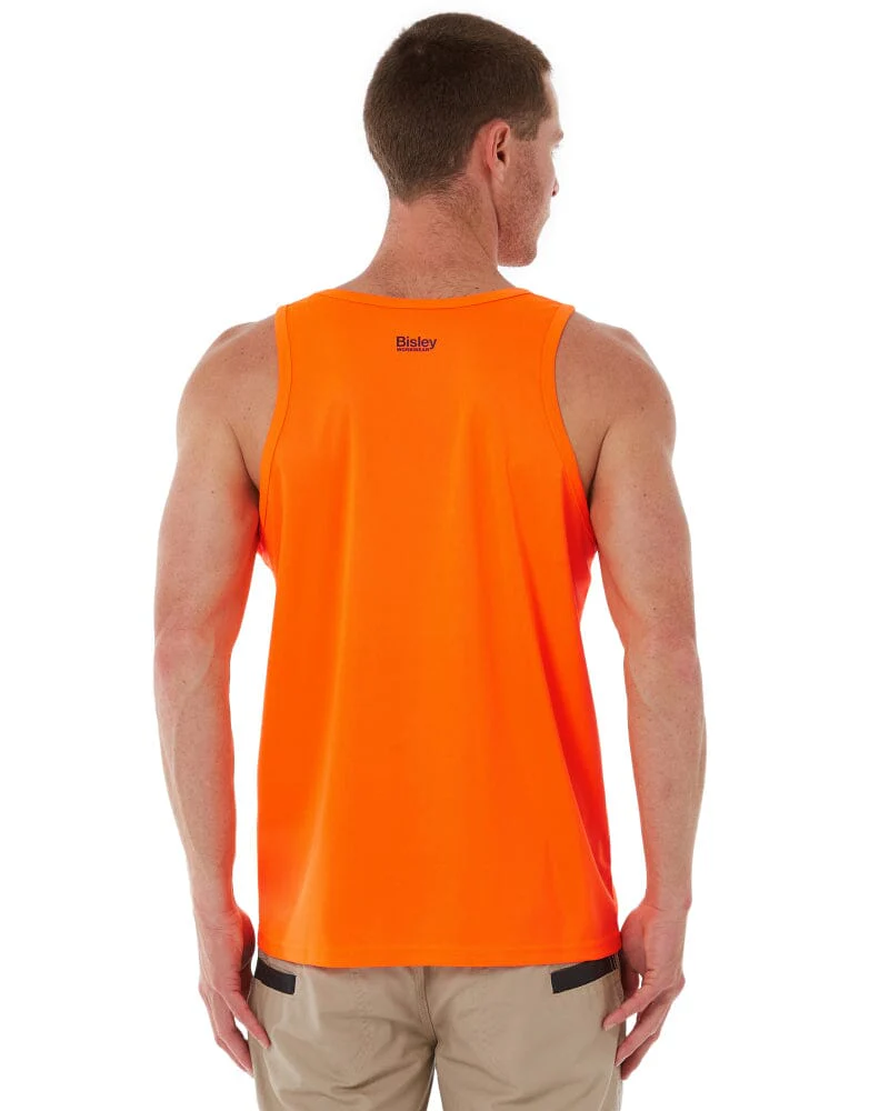 Recycled Hi Vis Singlet - Orange