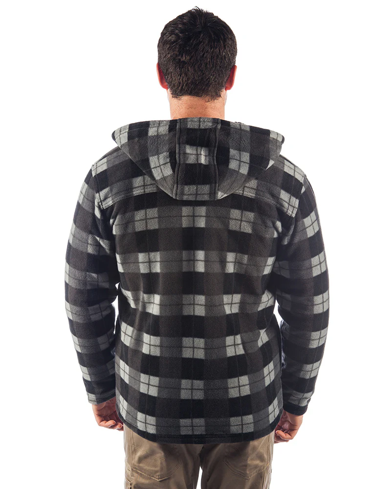 Active Work Jacket - Grey Black Plaid