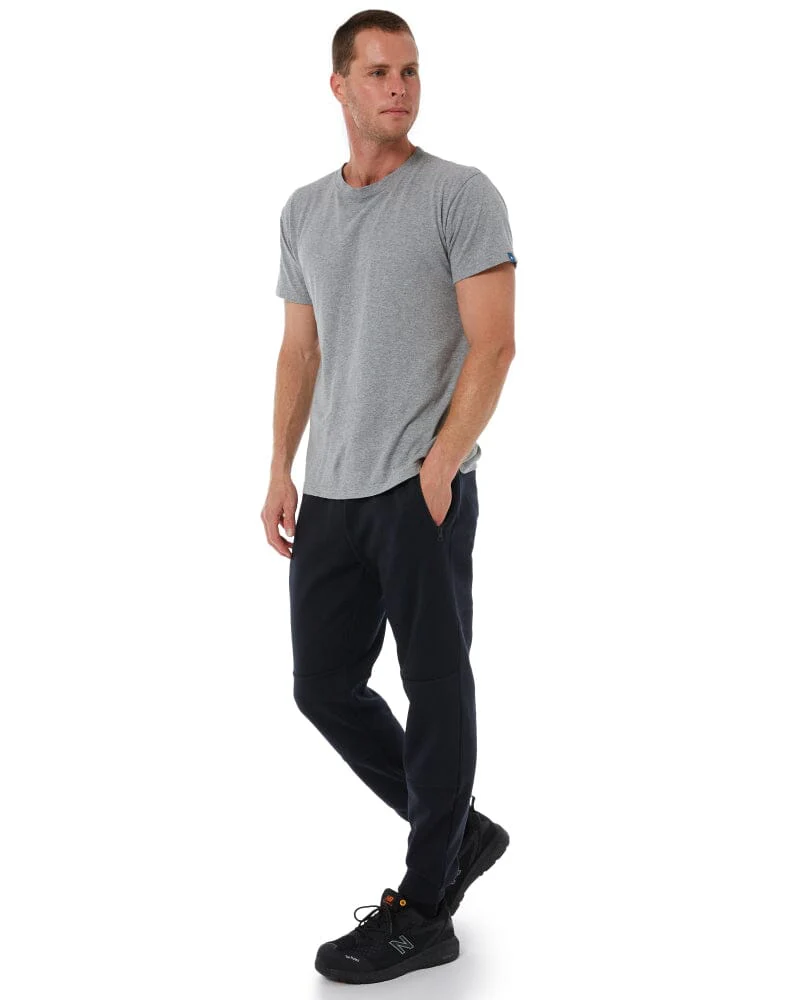 Work Fleece Track Pants - Navy