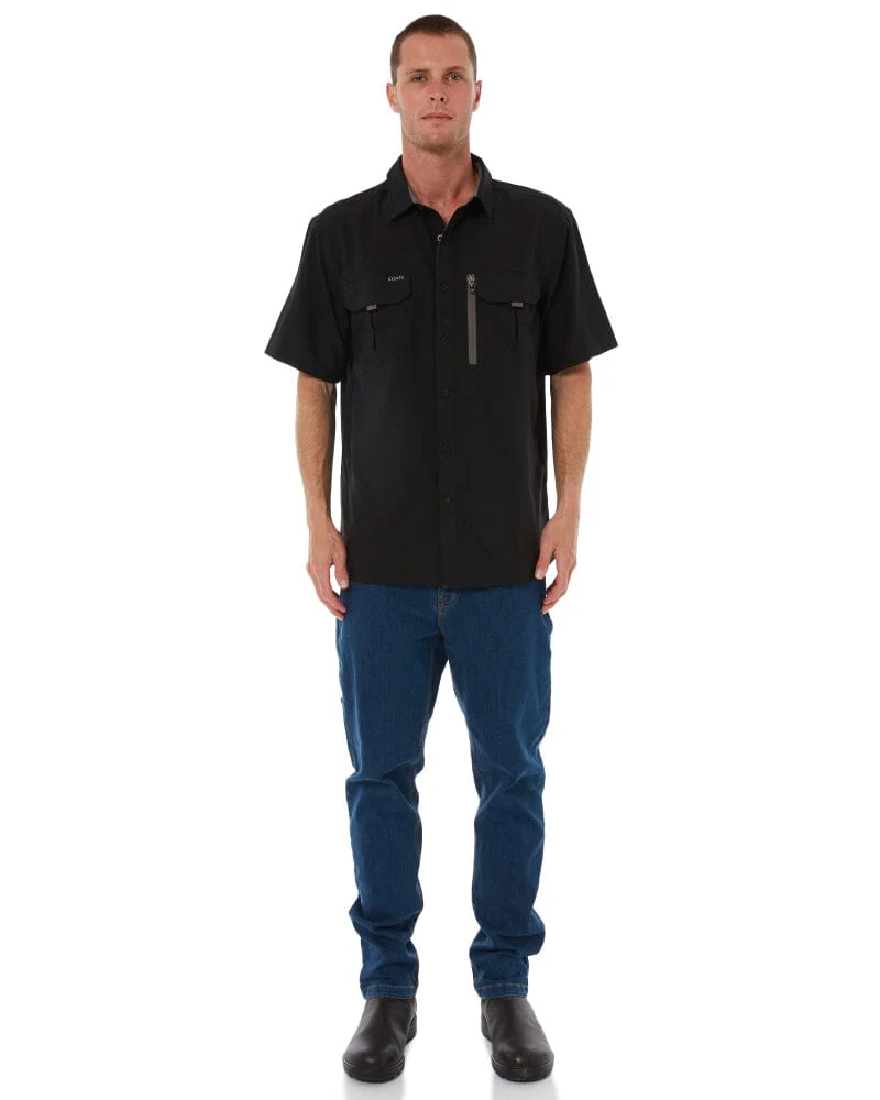 Outdoor Short Sleeve Shirt - Black