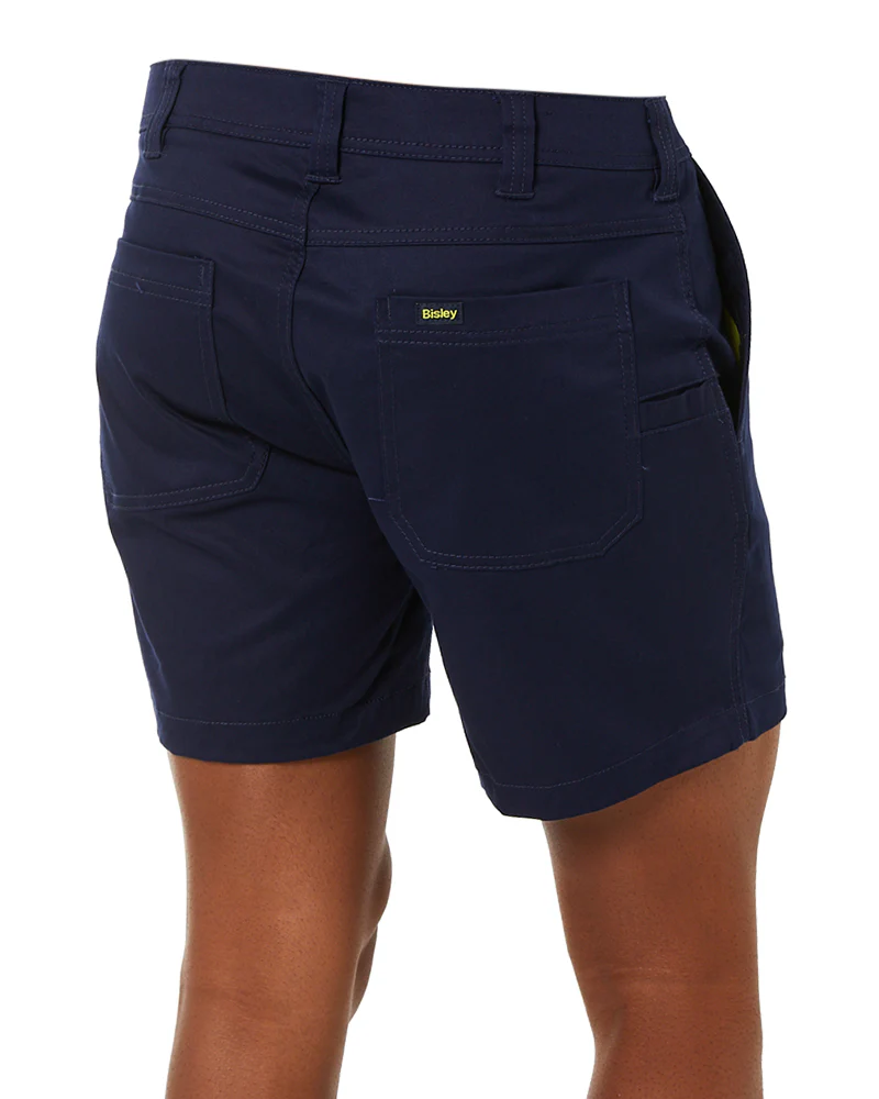 Stretch Cotton Short Short - Navy