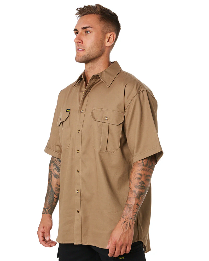 Original Cotton Drill SS Shirt - Khaki