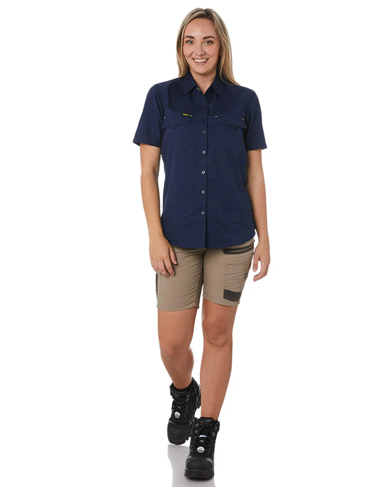 Womens X Airflow Ripstop SS Shirt - Navy