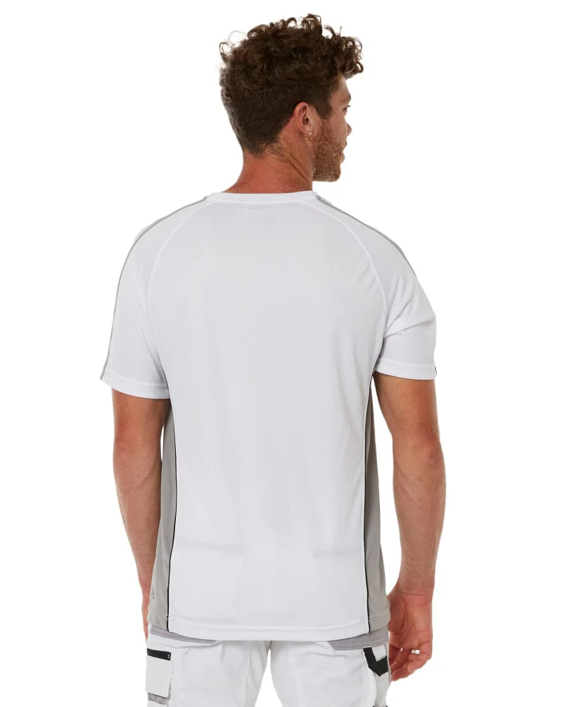 Painters Contrast Tee - White
