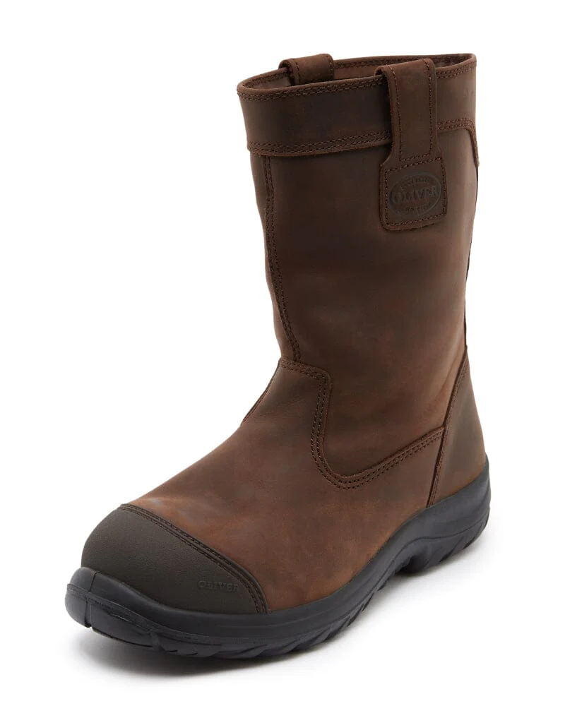 Pull On Riggers Boot - Brown