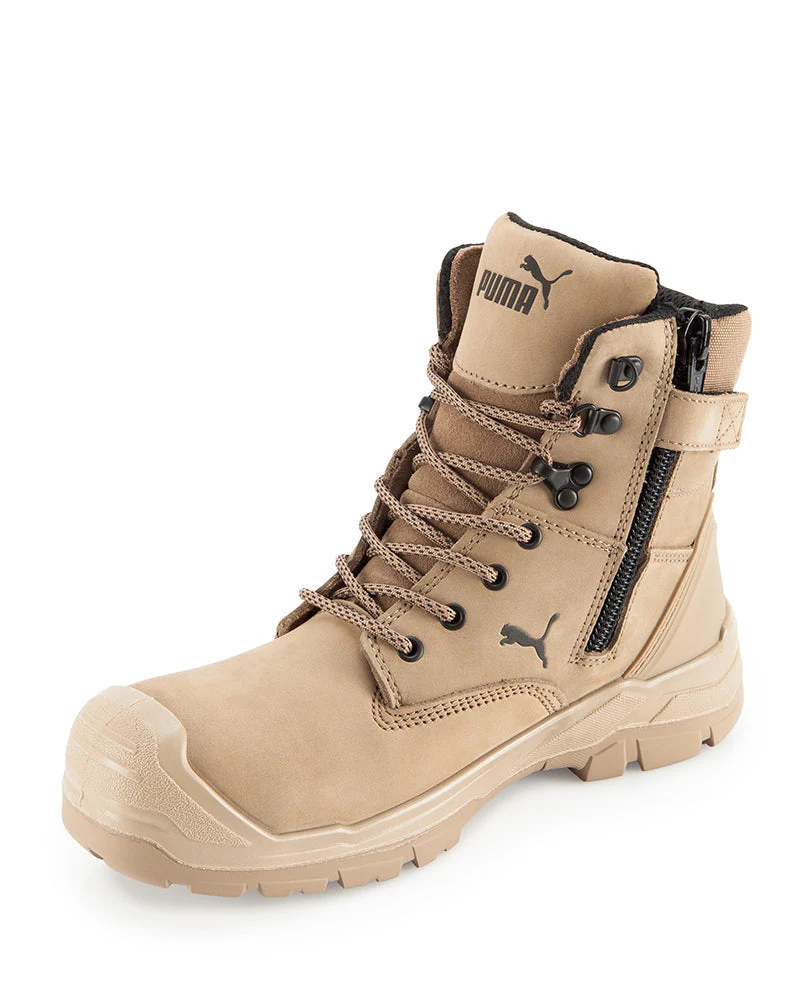 Ladies Conquest Waterproof Safety Boot - Stone