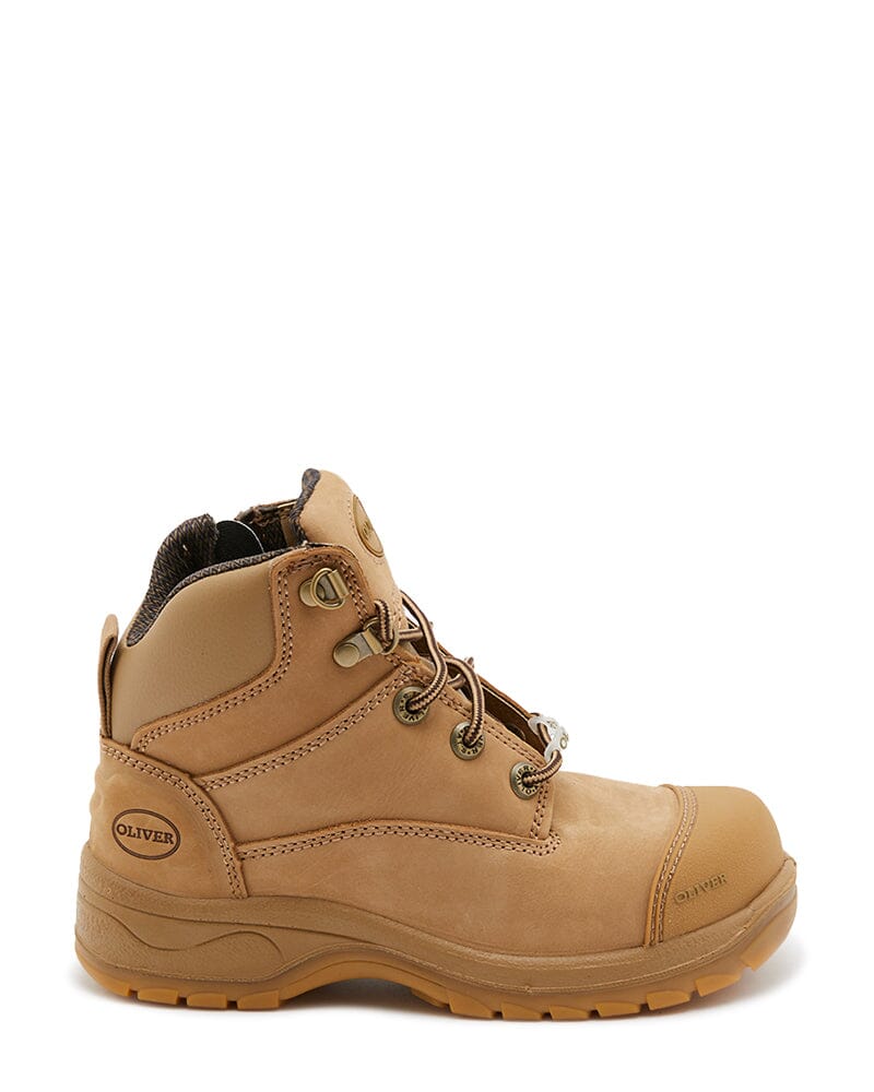 Womens AT 49-450z Zip Sided Boot - Stone