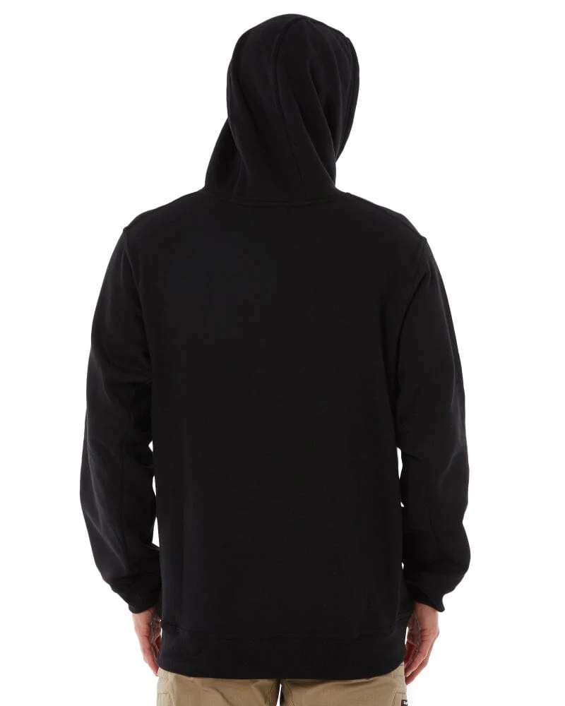 Brushed Fleece Hoodie - Black