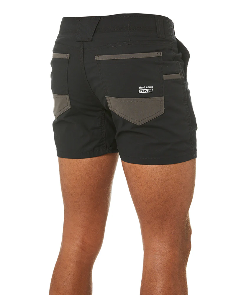 Raptor Active Short Shorts - Black