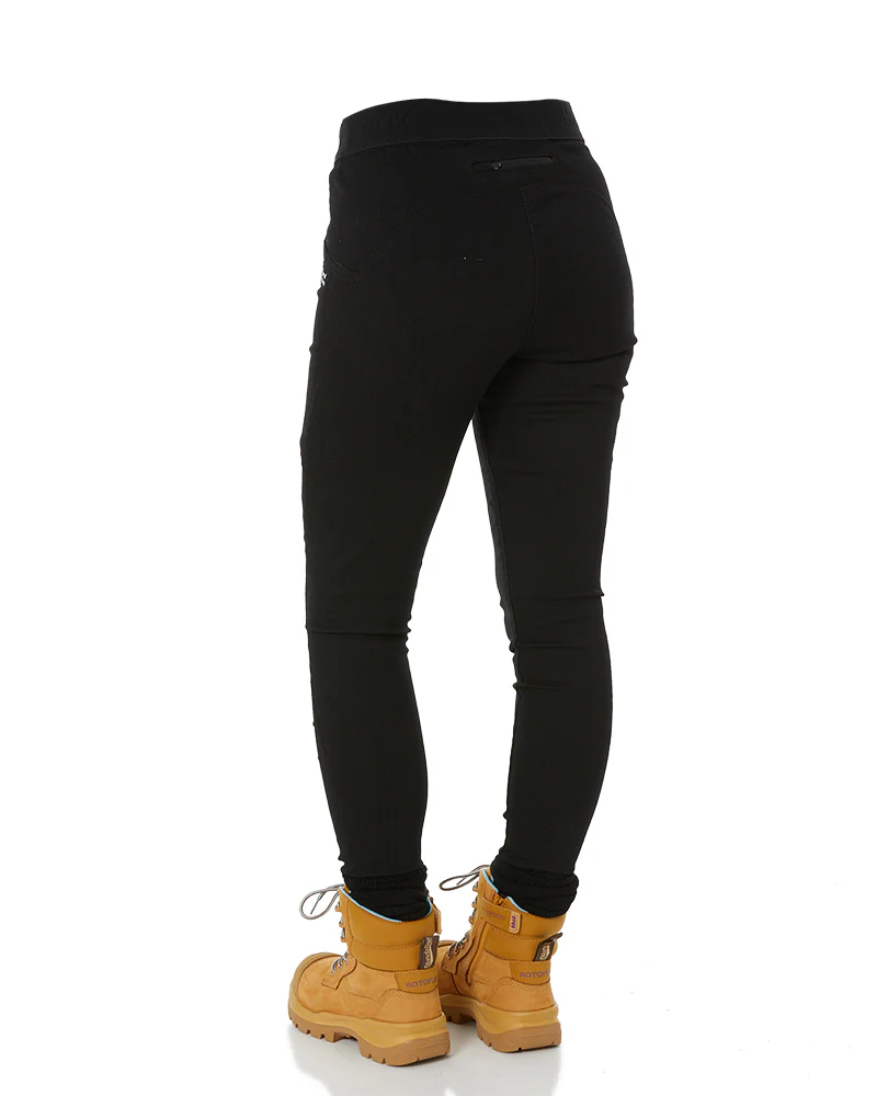 Womens Gladiator Jeggings - Black